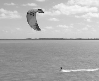 Brad enjoying day on the water